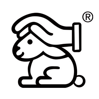 Hase mit schützender Hand ロゴ